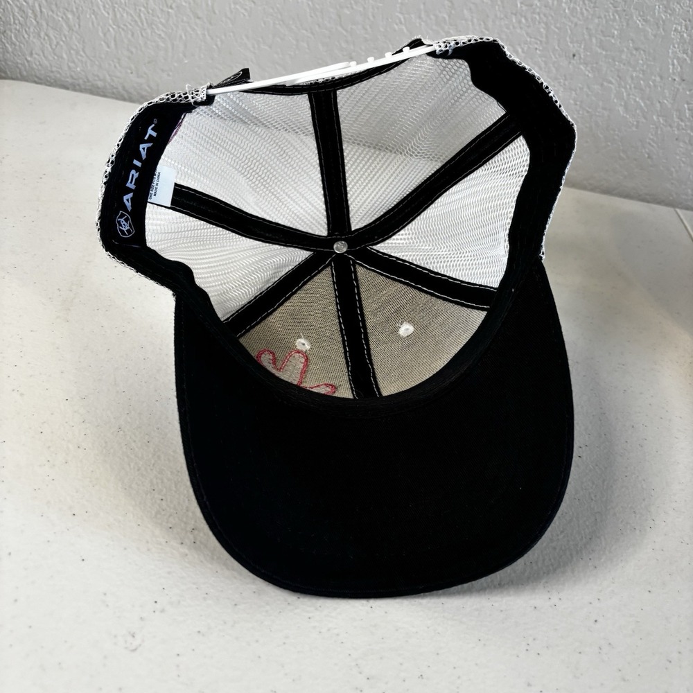 NEW Ariat Womens Hat Serape Cactus Mesh Snapback Baseball Cap Lightweight 515503 - Picture 5 of 6